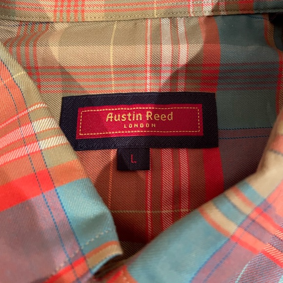 Host Pick! NWT Austin Reed London Men’s Long Sleeve Button Down Shirt size Large - Picture 7 of 10